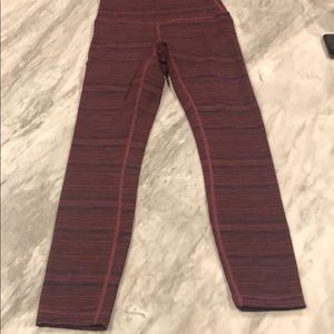 NWT Lululemon Striped legging pant